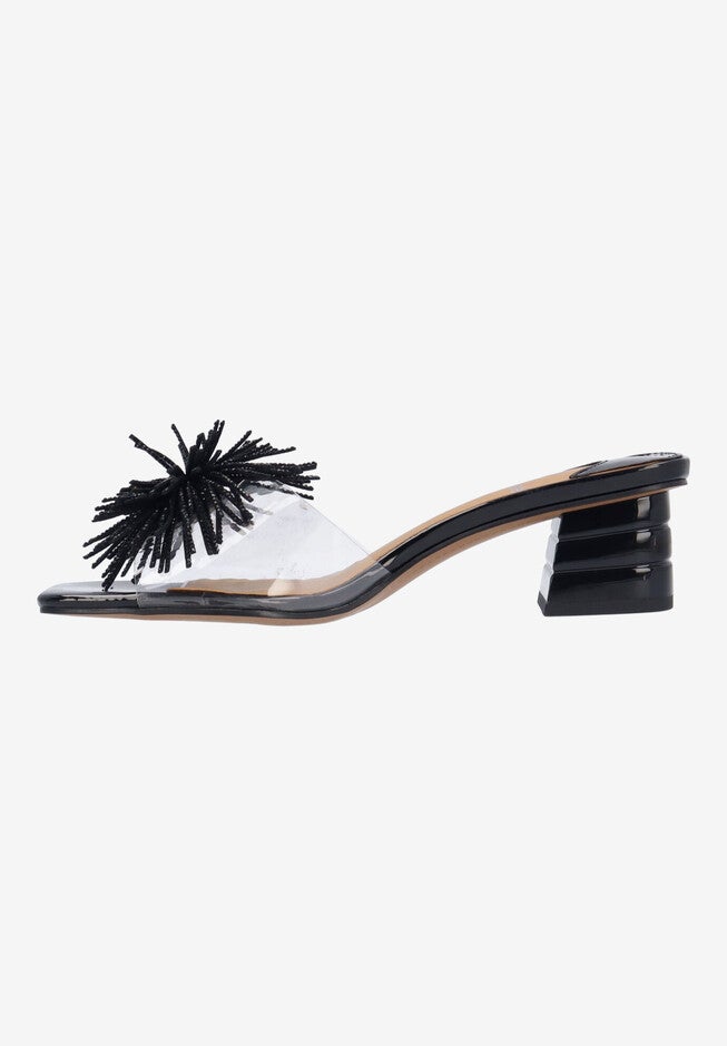 Ozara Slip-On Sandal, CLEAR BLACK, alternate image number 5
