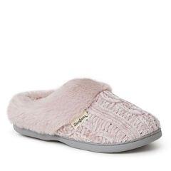 Claire Cable Knit Chenille Clog