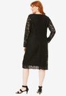 Colorblock Lace Dress, , on-hover image number null