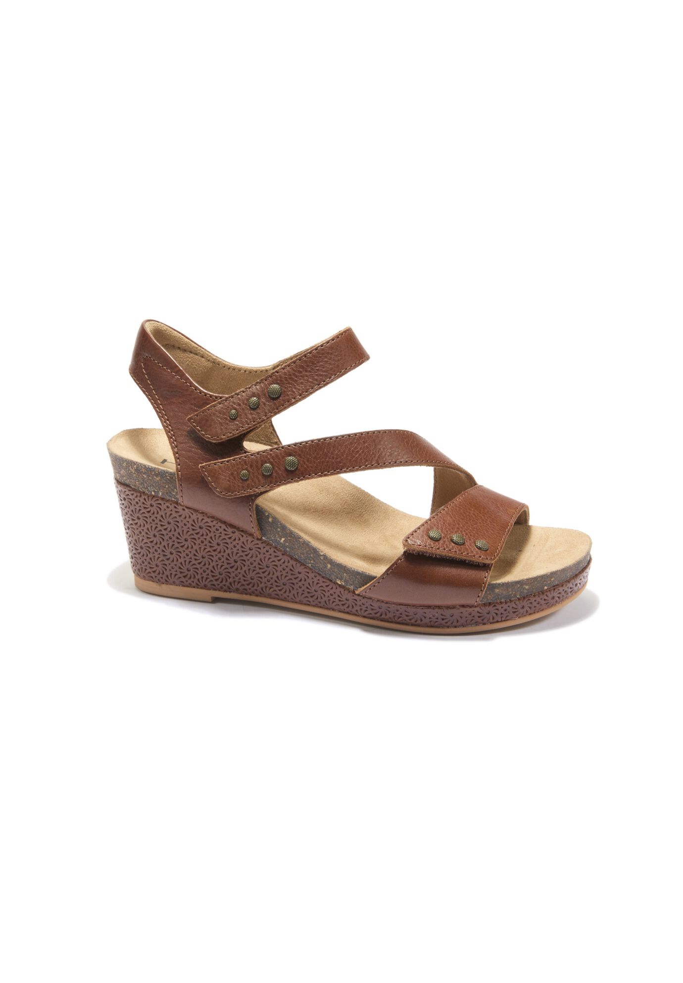 Giselle Wedge Sandal, COGNAC, hi-res image number 0