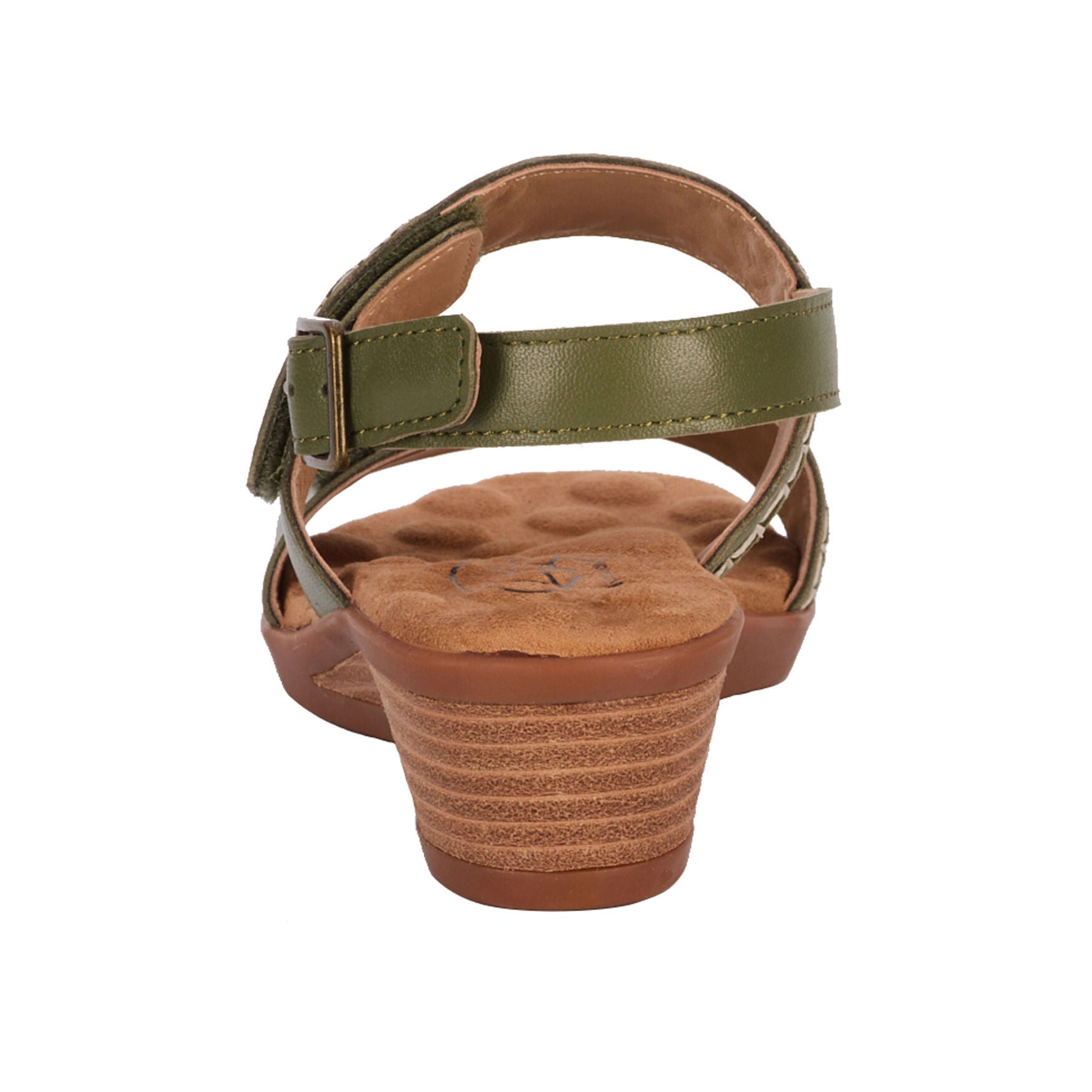 Kateri Sandal, OLIVE LEATHER SUEDE, on-hover image number 1