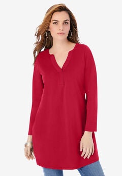 Y Neck Ultimate Tunic