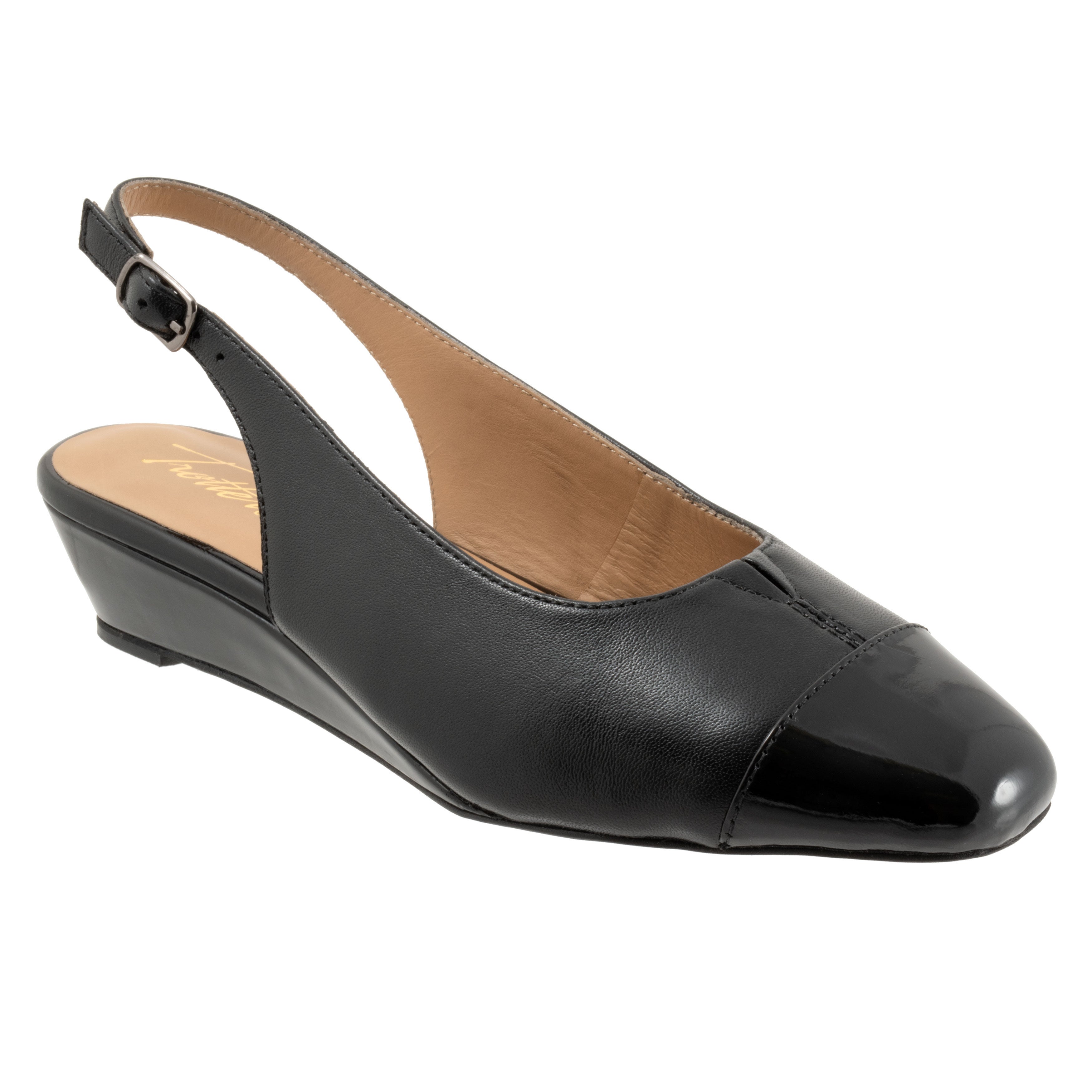 Dea Wedge Pump, DARK BLACK, hi-res image number 0