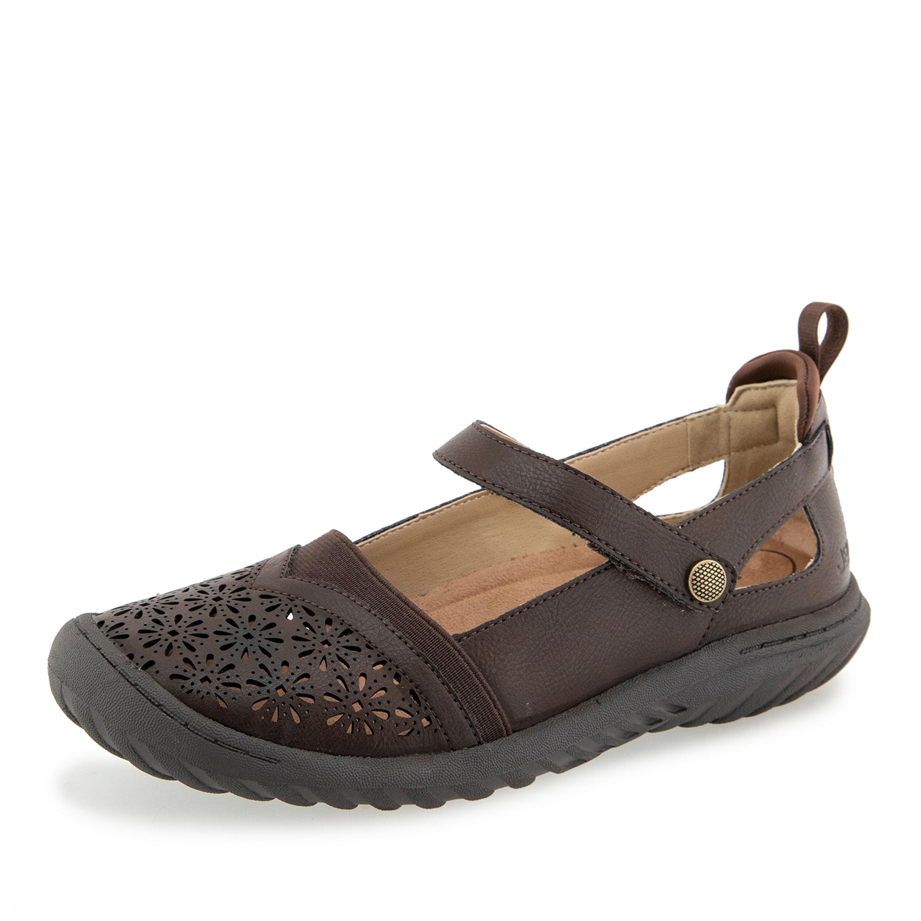 Rya Casual Mary Jane Flat, CHOCOLATE, alternate image number 6