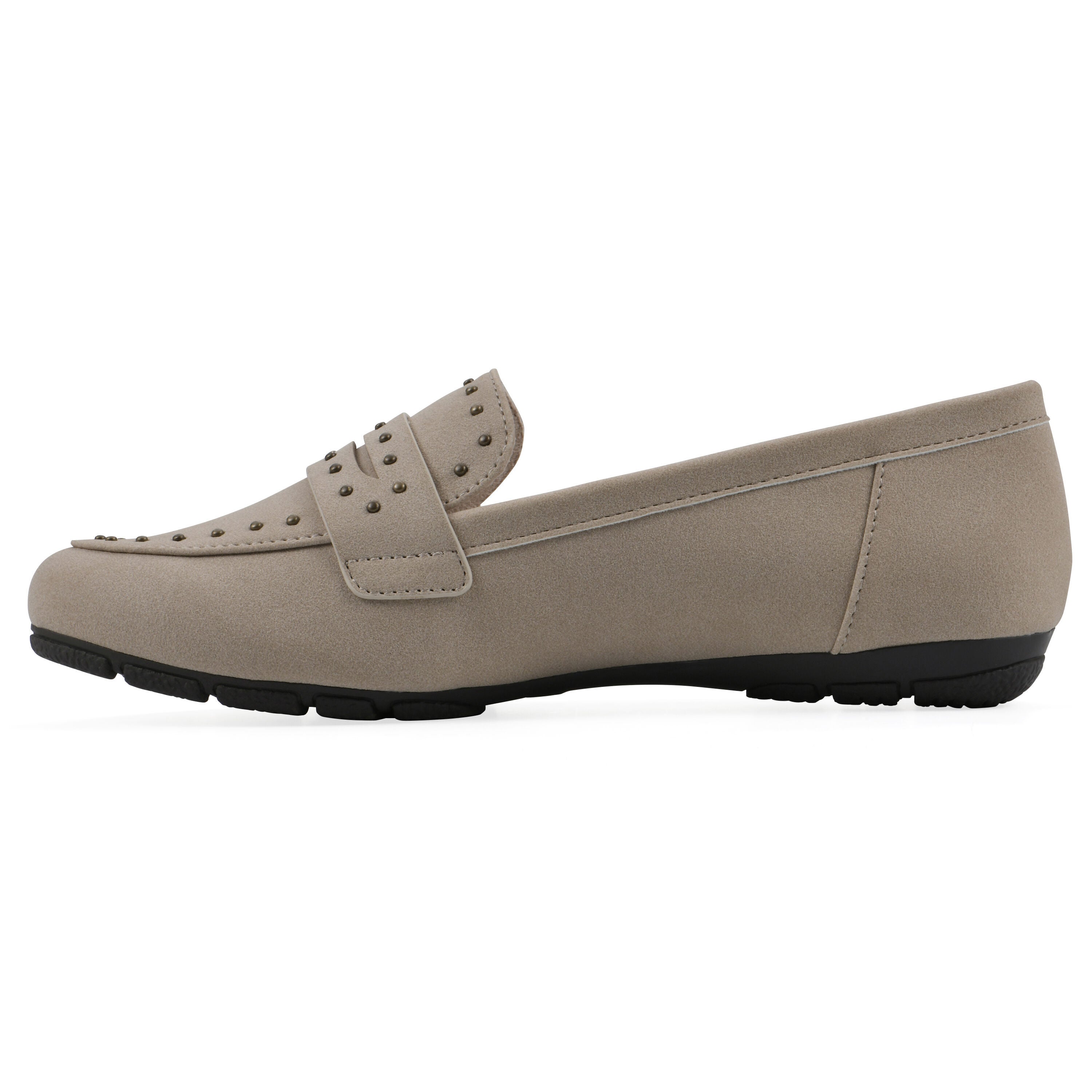 Giada Driving Mocassin, TAUPE SUEDED SMOOTH, alternate image number 3