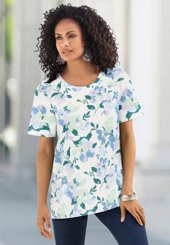 Plus Size Cotton Ultimate Crewneck Tee