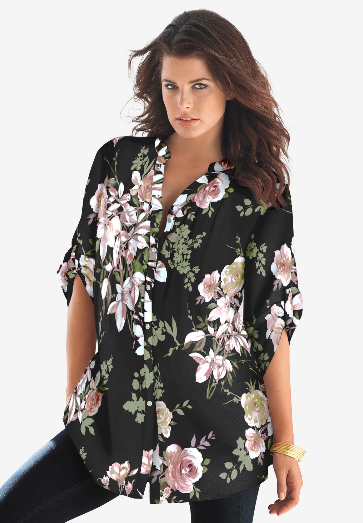 extra long plus size tunics