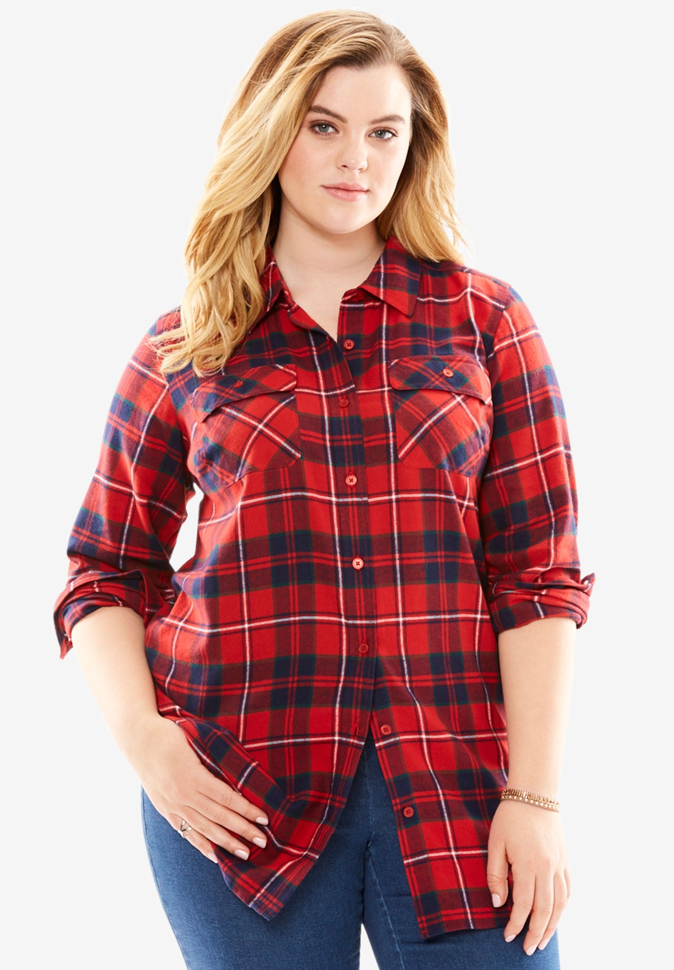 Roamans flannel shirts Clearance