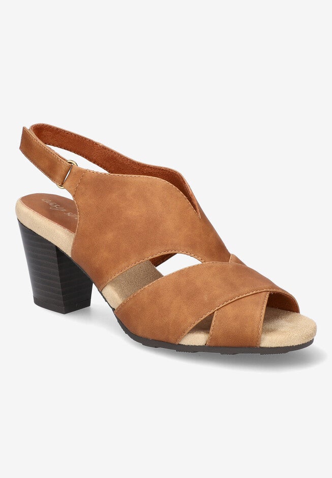 Annette Slingback Sandal, TAN, hi-res image number null