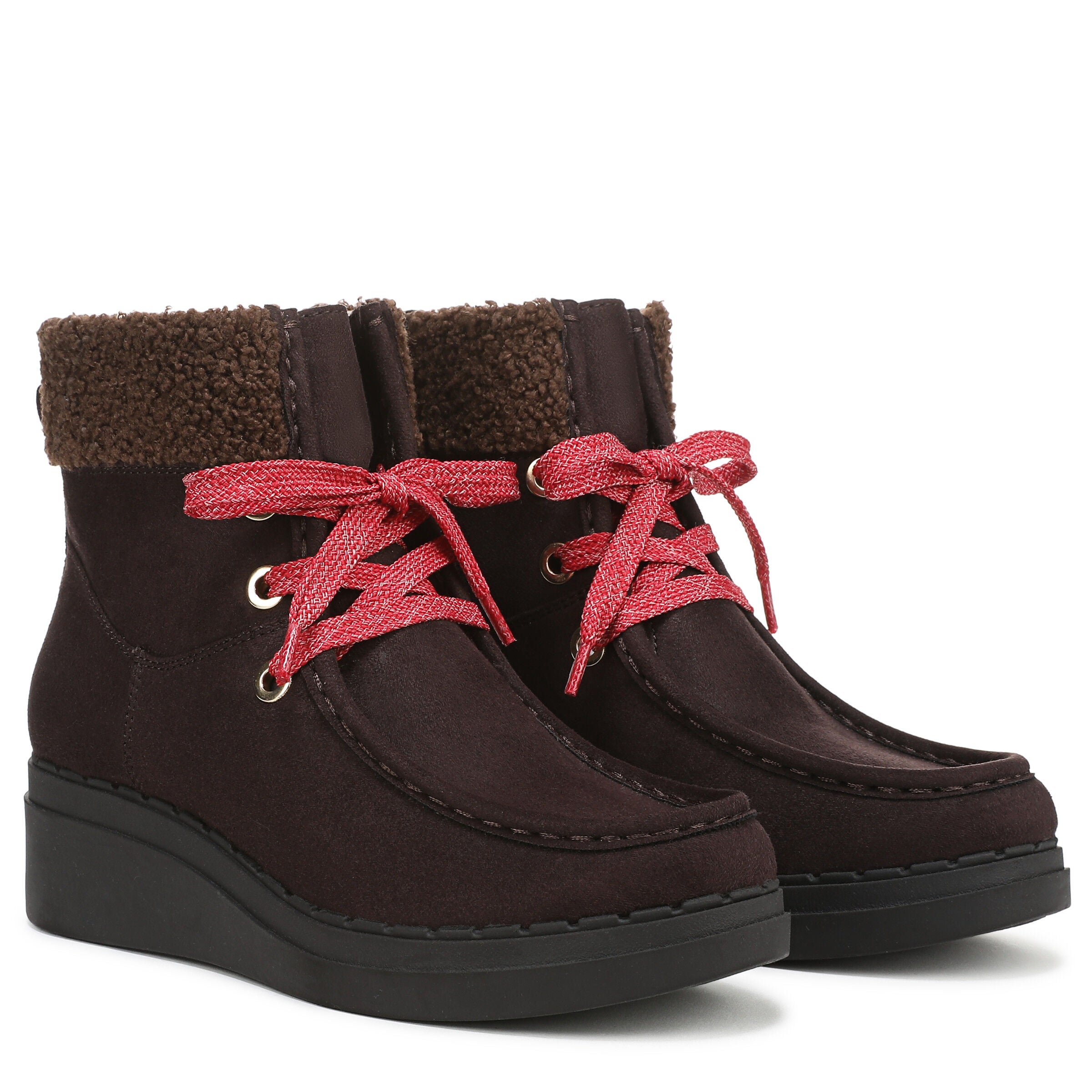 Devon Wedge Ankle Boot, DARK CHOCOLATE, alternate image number 2