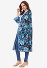 Reversible Printed Georgette Duster, , alternate image number null
