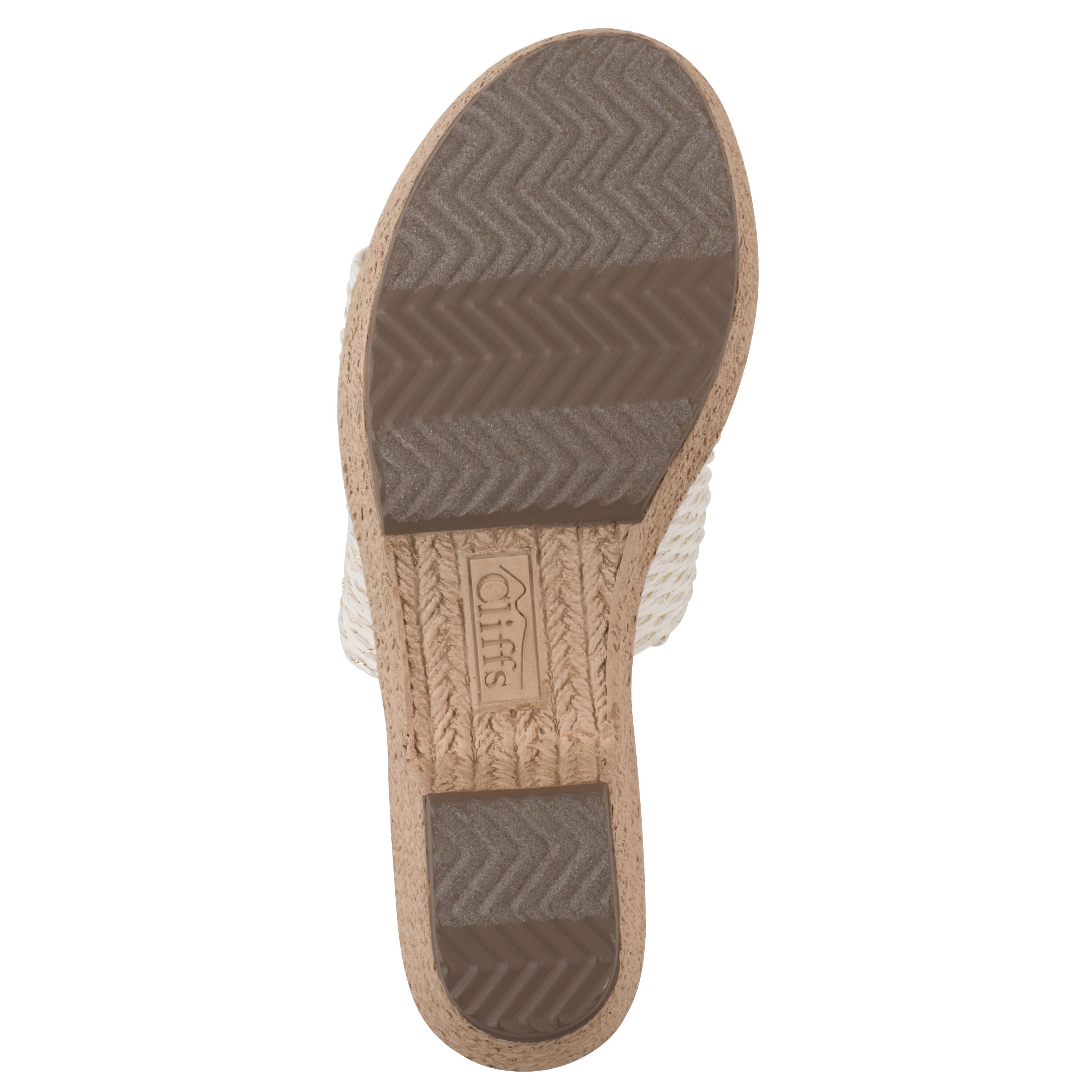 Biancia Wedge Sandal, WHITE METALLIC, alternate image number 5