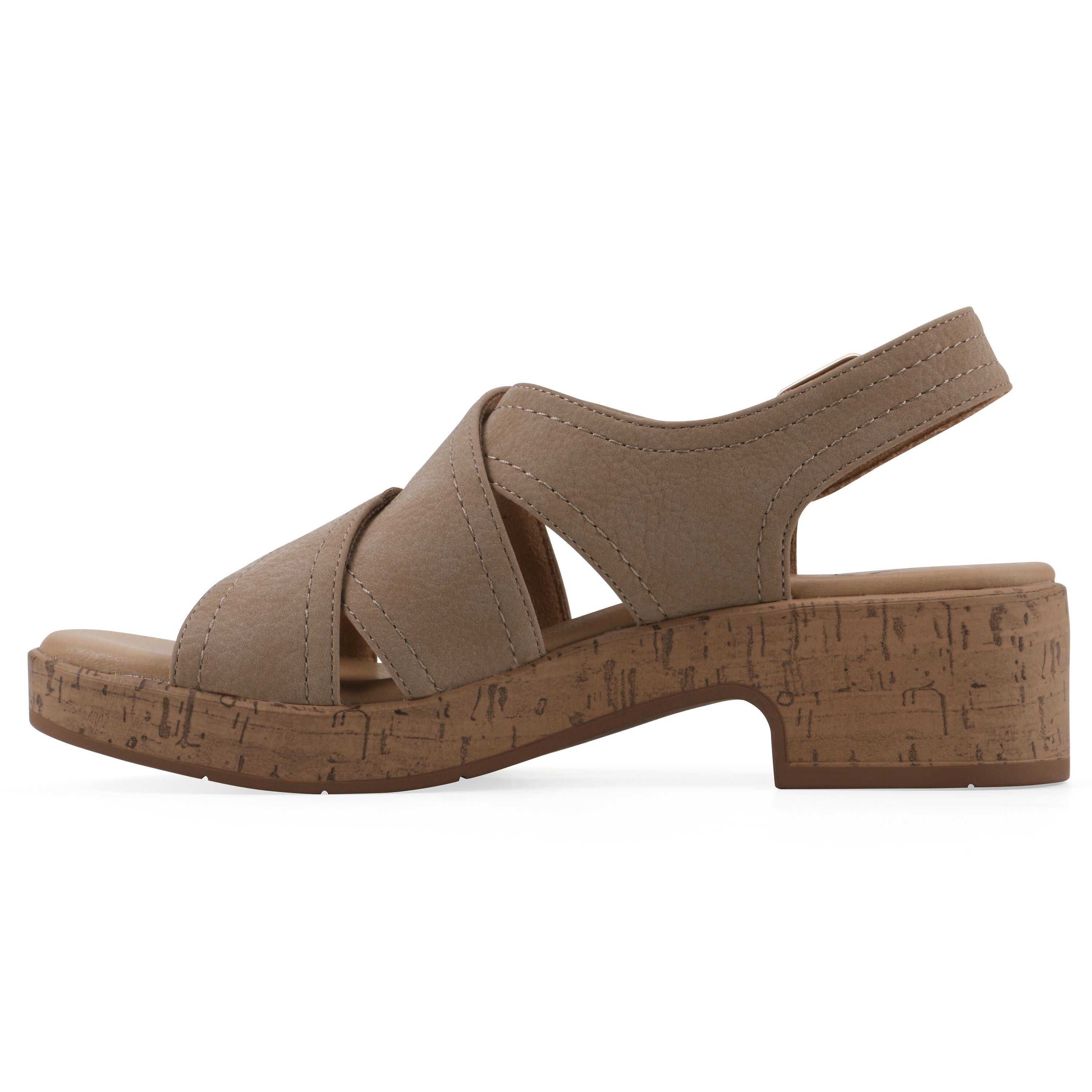 Finnlee Block Heel Sandal, MOCHA NUBUCK, alternate image number 3