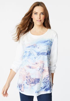 Travel Graphic Long Sleeve Tee