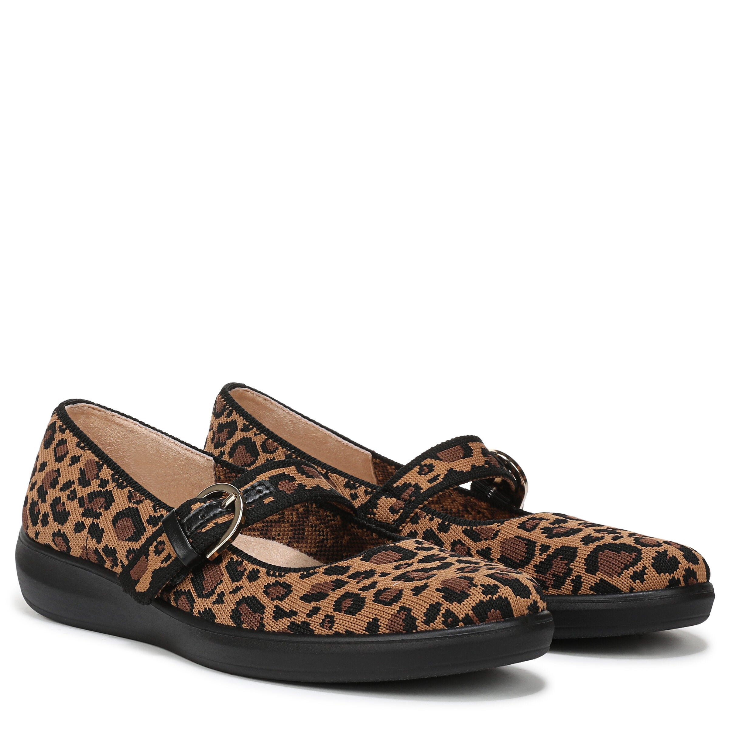 Nuevo Mary Jane Flat, BLACK LEOPARD, alternate image number 8