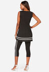 Striped Ultimate Capri Set, , on-hover image number null
