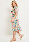 Printed Midi Dress, , alternate image number null