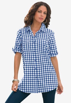 French Check Big Shirt