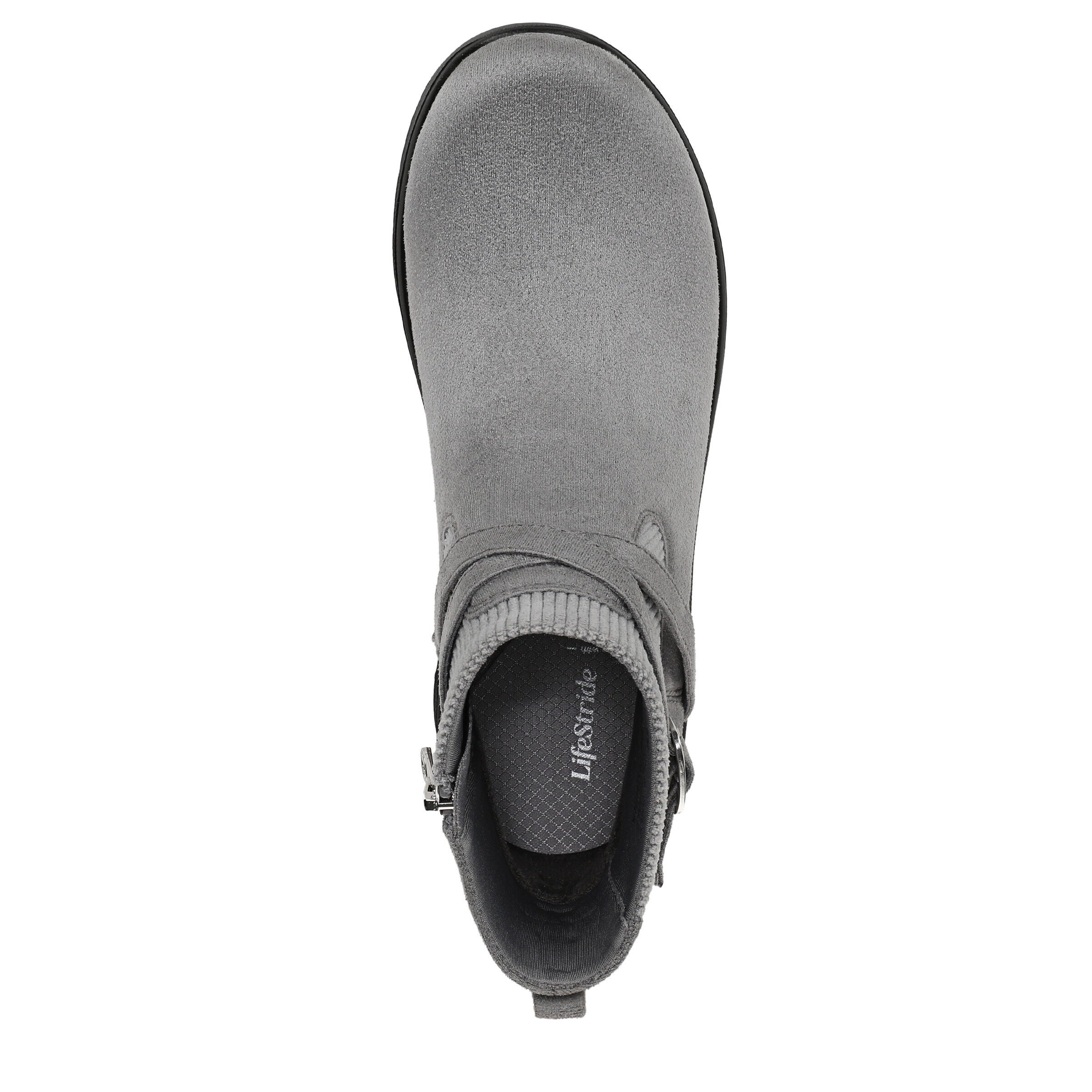 Gates Ankle Bootie, GRAPHITE FABRIC, alternate image number 6