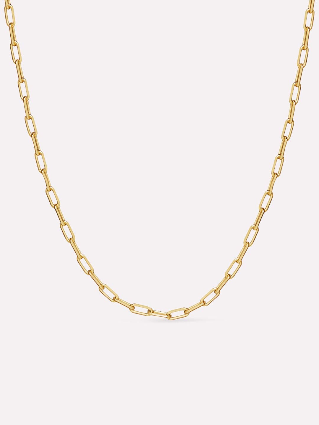 Laura Slim Link Chain Necklace, GOLD, hi-res image number 0