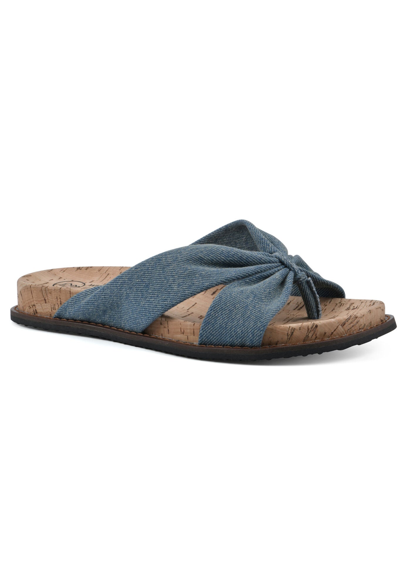 Malanga Sandal, DENIM BLUE FABRIC, hi-res image number 0