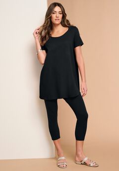 Short Sleeve Tunic Tops