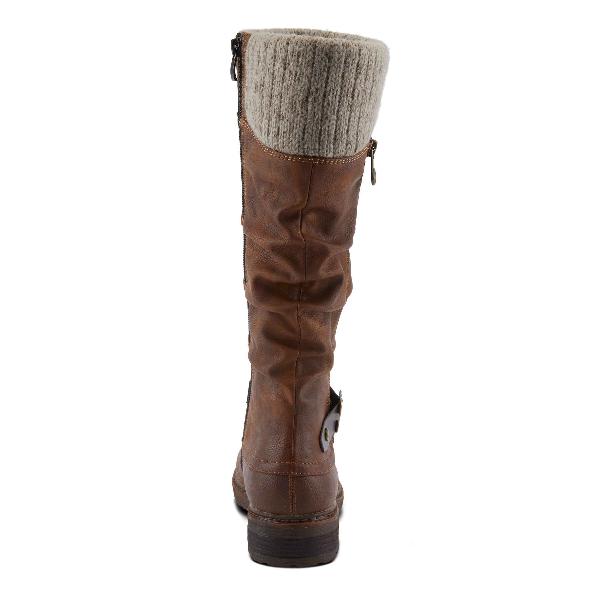 Rowin Tall Boots, MEDIUM BROWN, on-hover image number 1