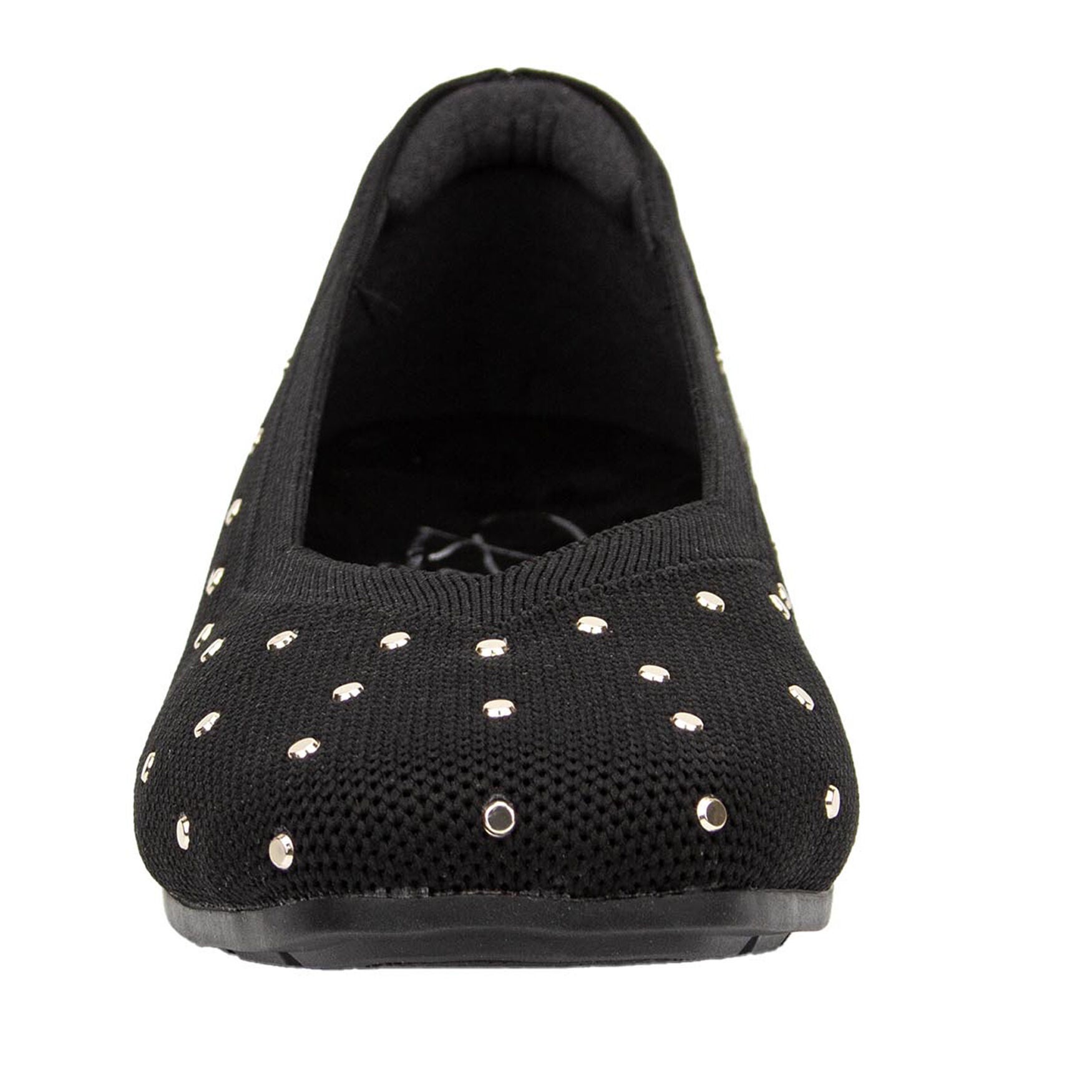 Niki Stretch Knit Flat, BLACK KNIT STUDS, alternate image number 4