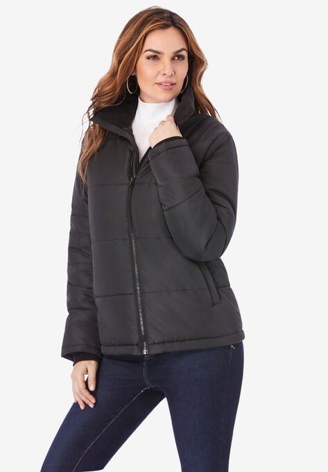 Short Puffer Jacket Plus Sizepuffers Roaman S