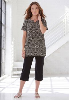 Plus Size Black Tops