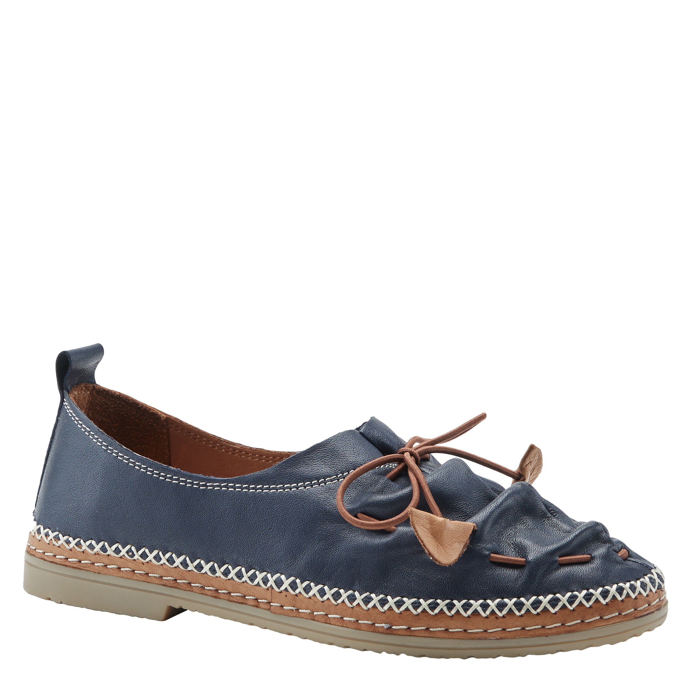 Berna Flat Shoes, NAVY, hi-res image number 0