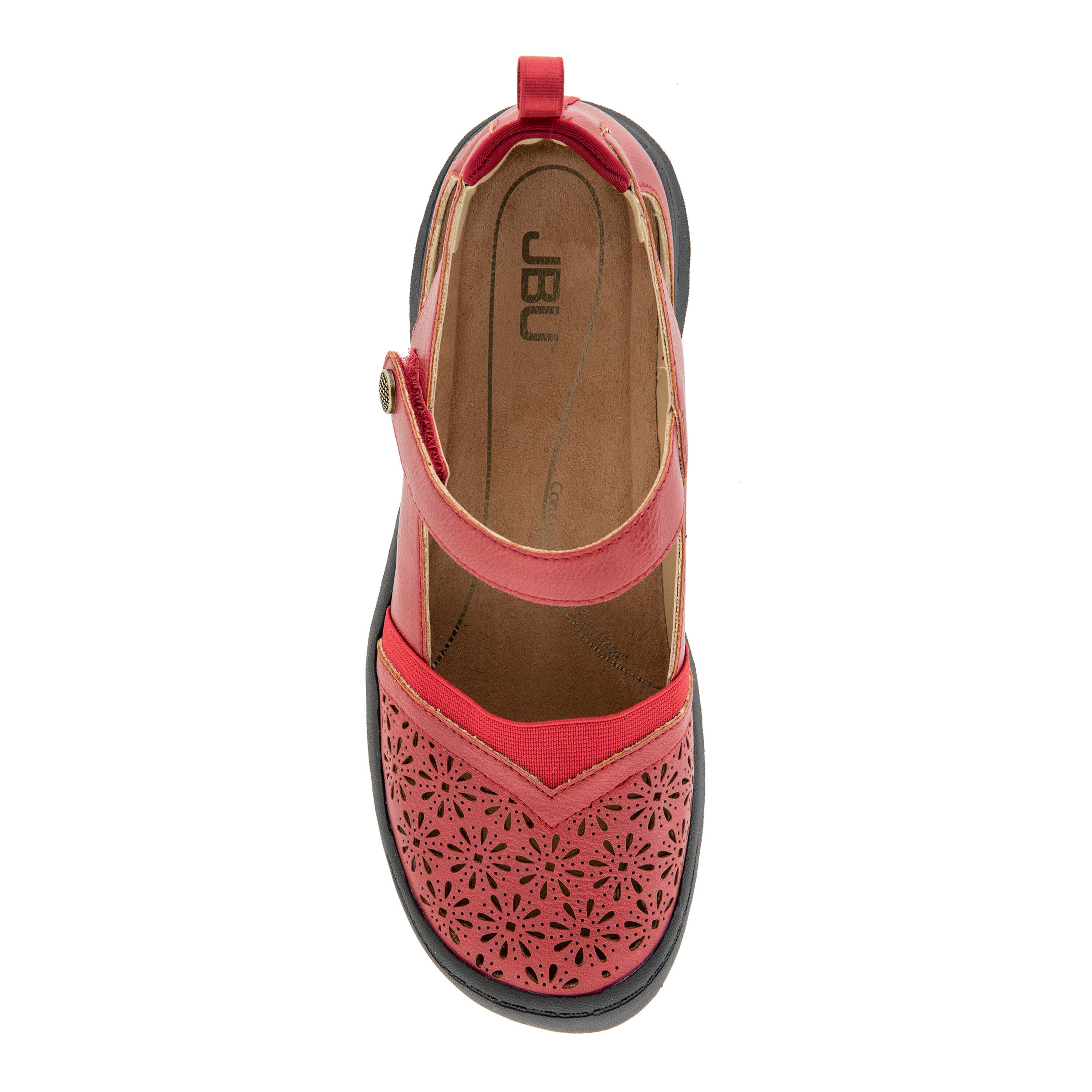 Rya Casual Mary Jane Flat, RED, alternate image number 4