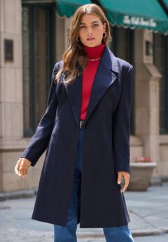 Belted Wool Blend Coat