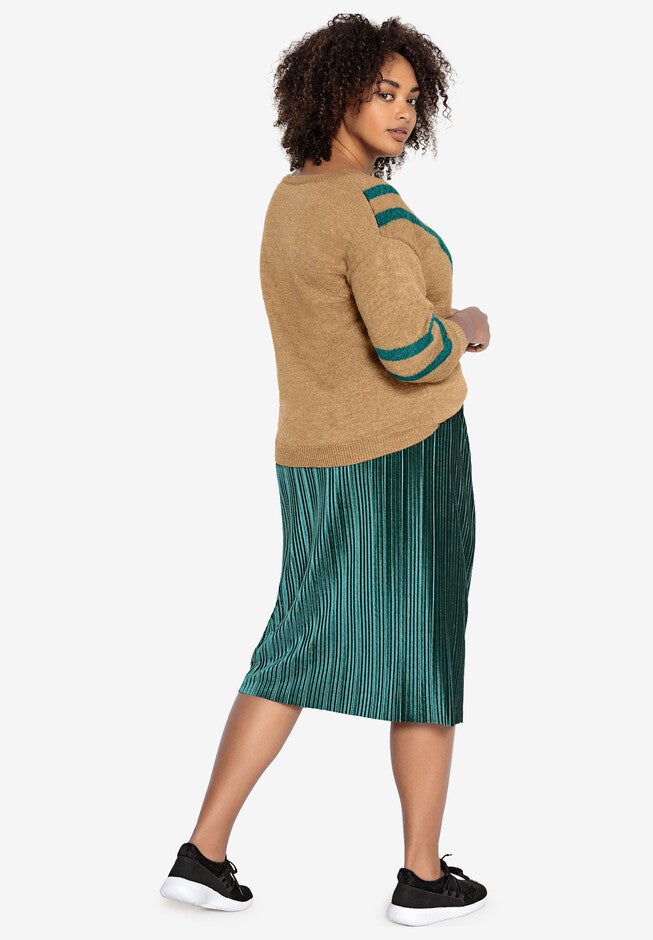 Chevron Stripe Pullover Castaluna , , alternate image number null