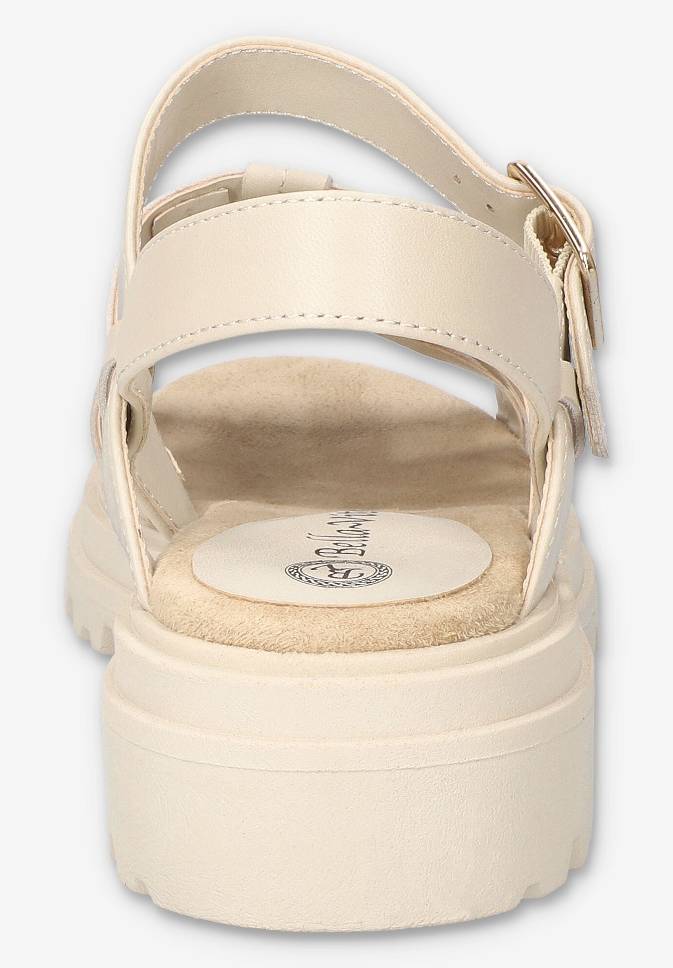 Loni Lug Sole Fisherman Sandal, IVORY LEATHER, alternate image number 3