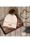 Super Soft Cuff With Faux Fur Pom Hat, , on-hover image number null
