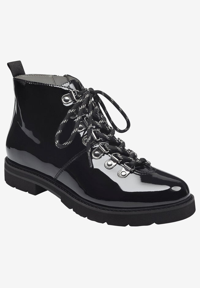 Portville Bootie , BLACK PATENT, hi-res image number null