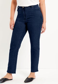 Straight Leg Jeans For Curvy Women