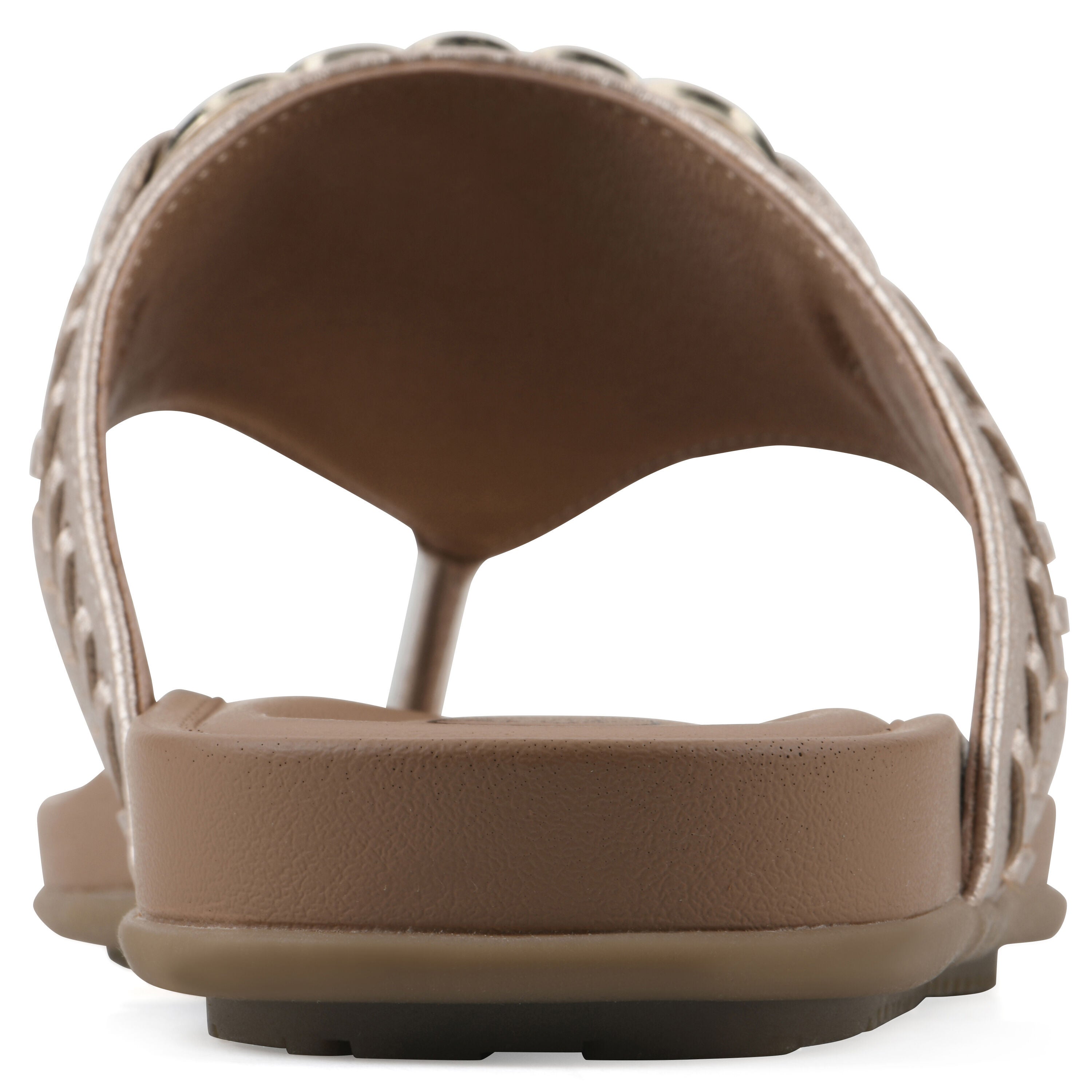 Aladdin Thong Sandal, GOLD SMOOTH, on-hover image number 1