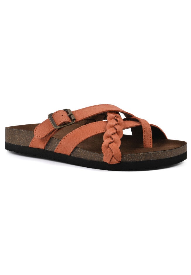 Harrington Leather Sandal , ORANGE SUEDE, hi-res image number 0
