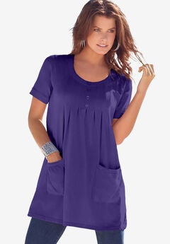 Two Pocket Soft Knit Tunic