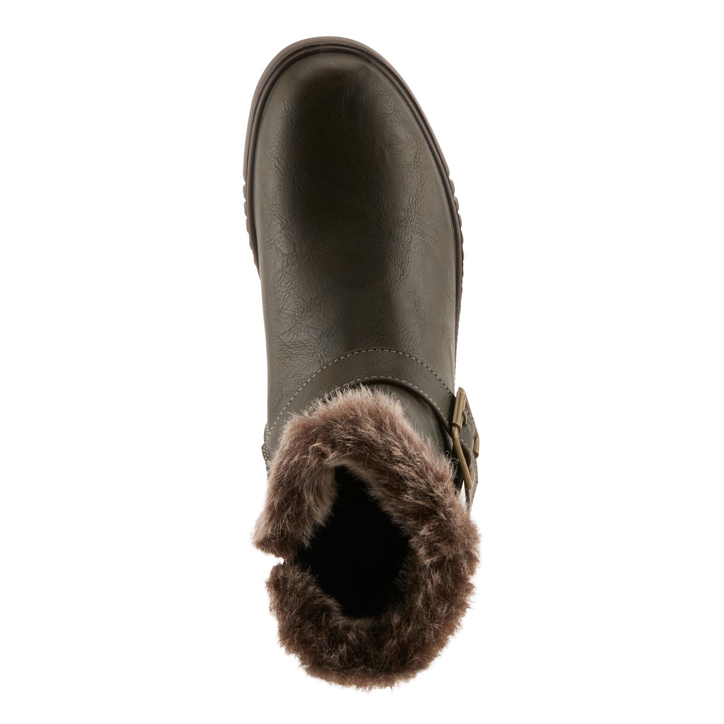 Camdria Booties, OLIVE GREEN, alternate image number 3