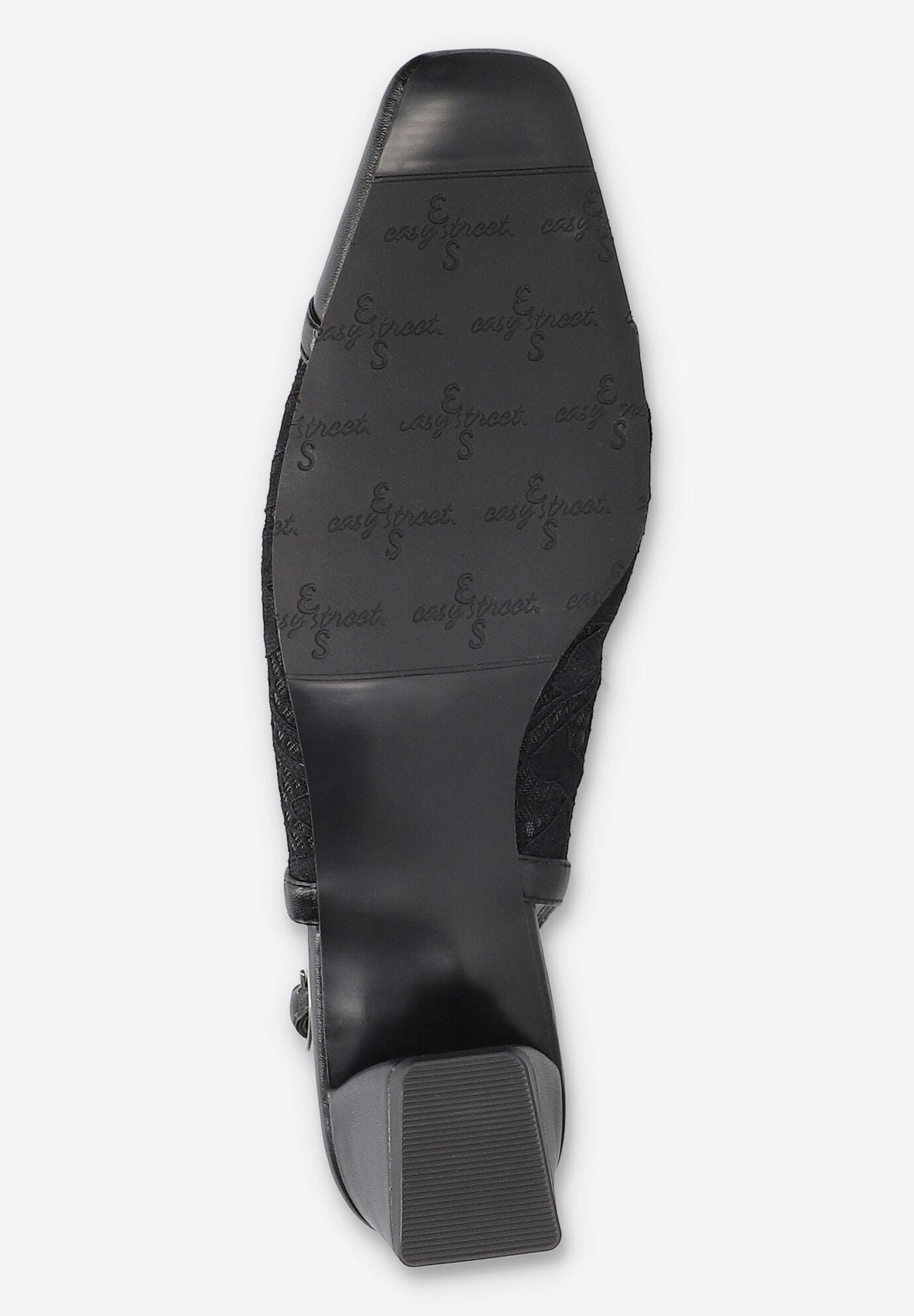 Fortune Square Toe Slingback Pump, BLACK, alternate image number 5