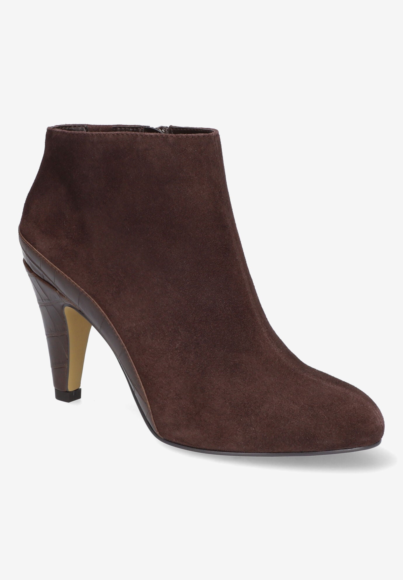 Brennan Bootie, BROWN SUEDE LEATHER, hi-res image number 0