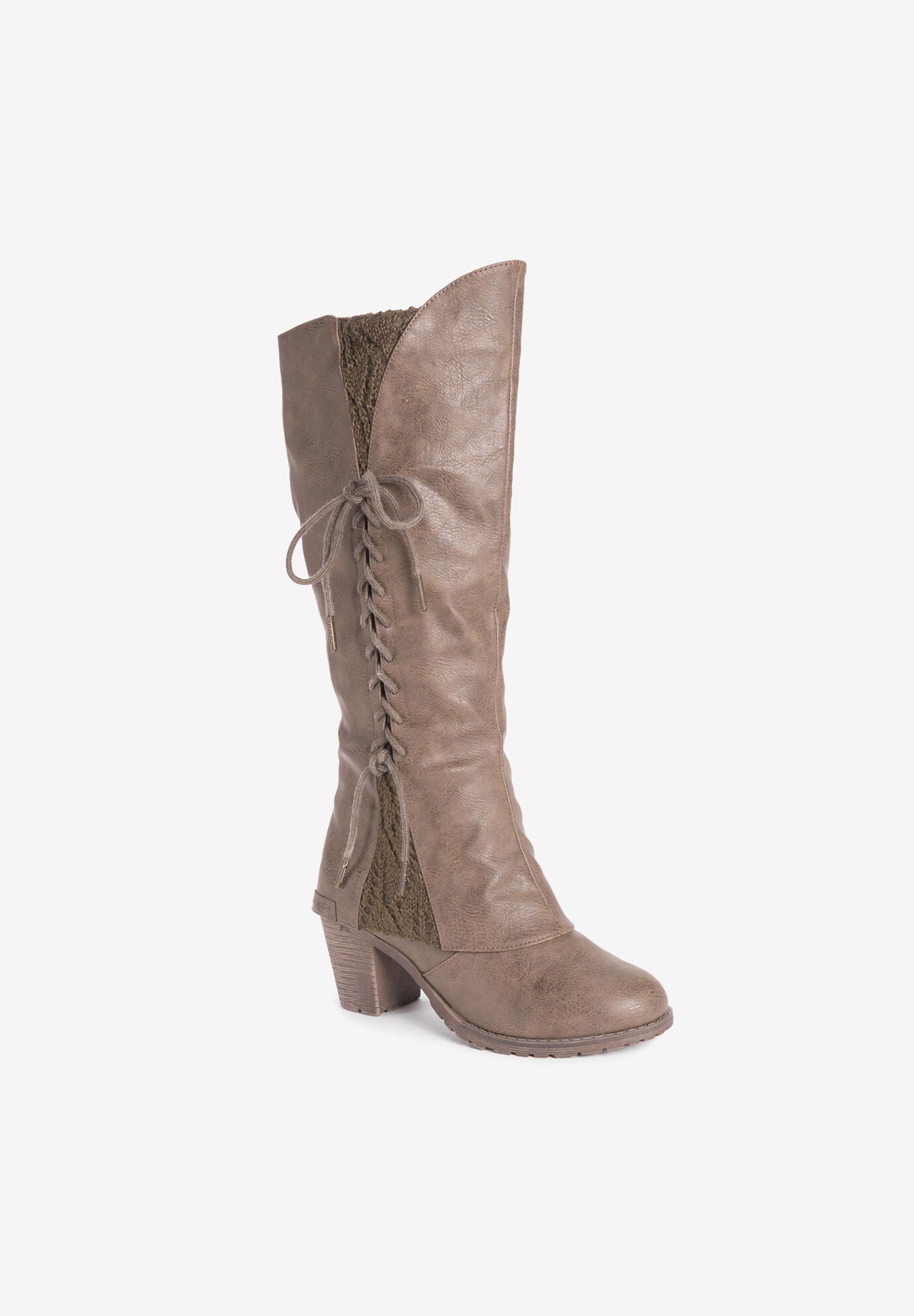 Lacy Leo Water Resistant Tall Boot, TAUPE, hi-res image number 0