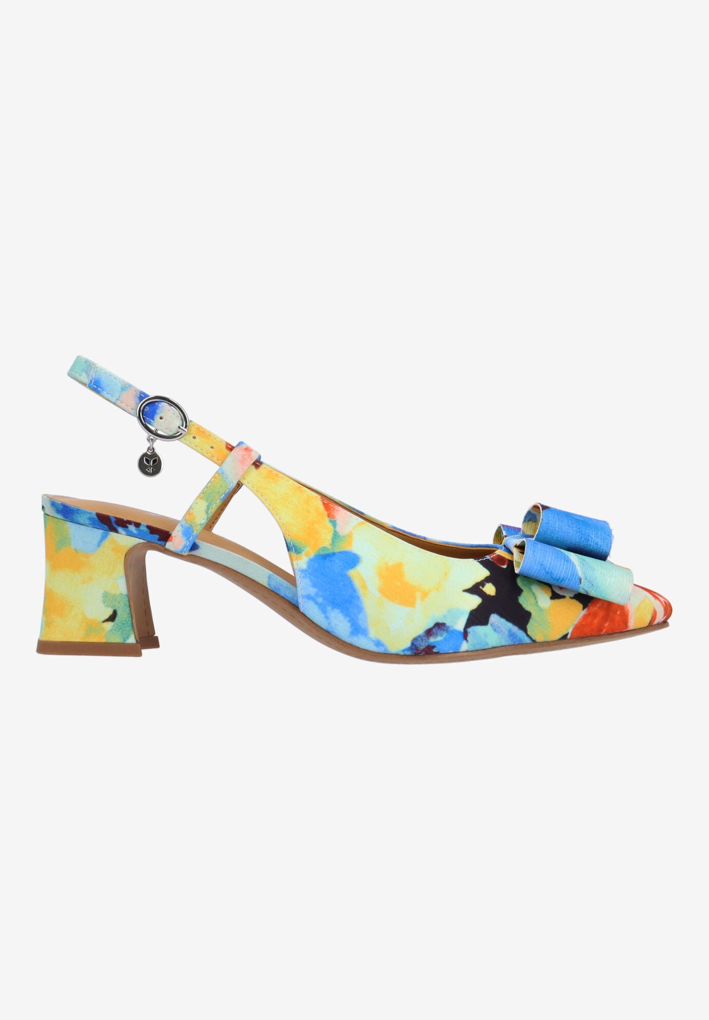 Greer Slingback Pump, BLUE, alternate image number 4