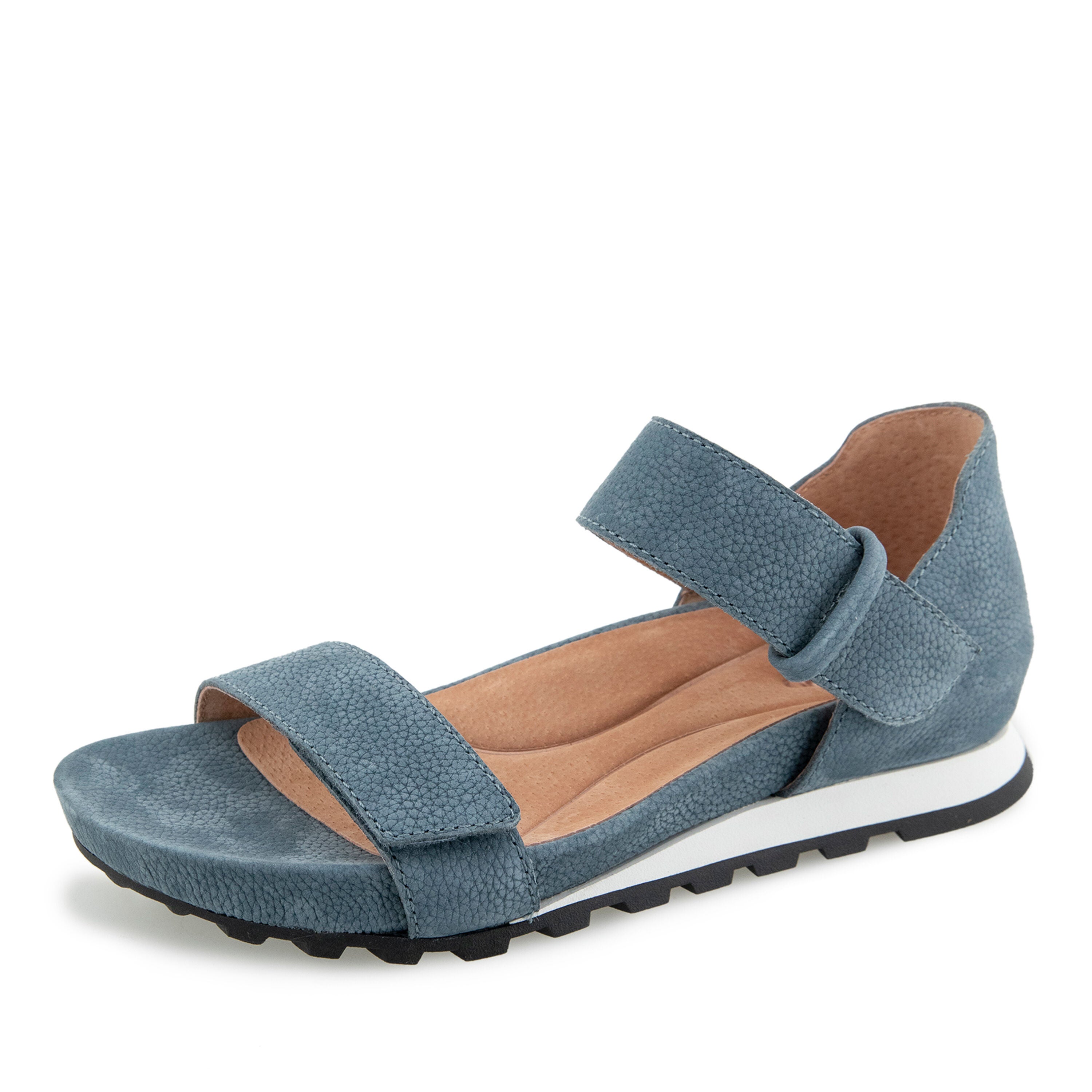 Linda Casual Wedge Sandal, DENIM, alternate image number 6