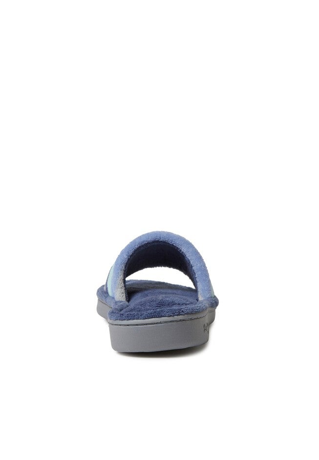 Alice Colorblocked Microfiber Terry Slide by Dearfoams, , on-hover image number 1