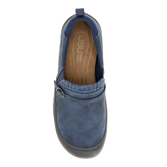 Mavis Slip-On Flat, DENIM, alternate image number 4