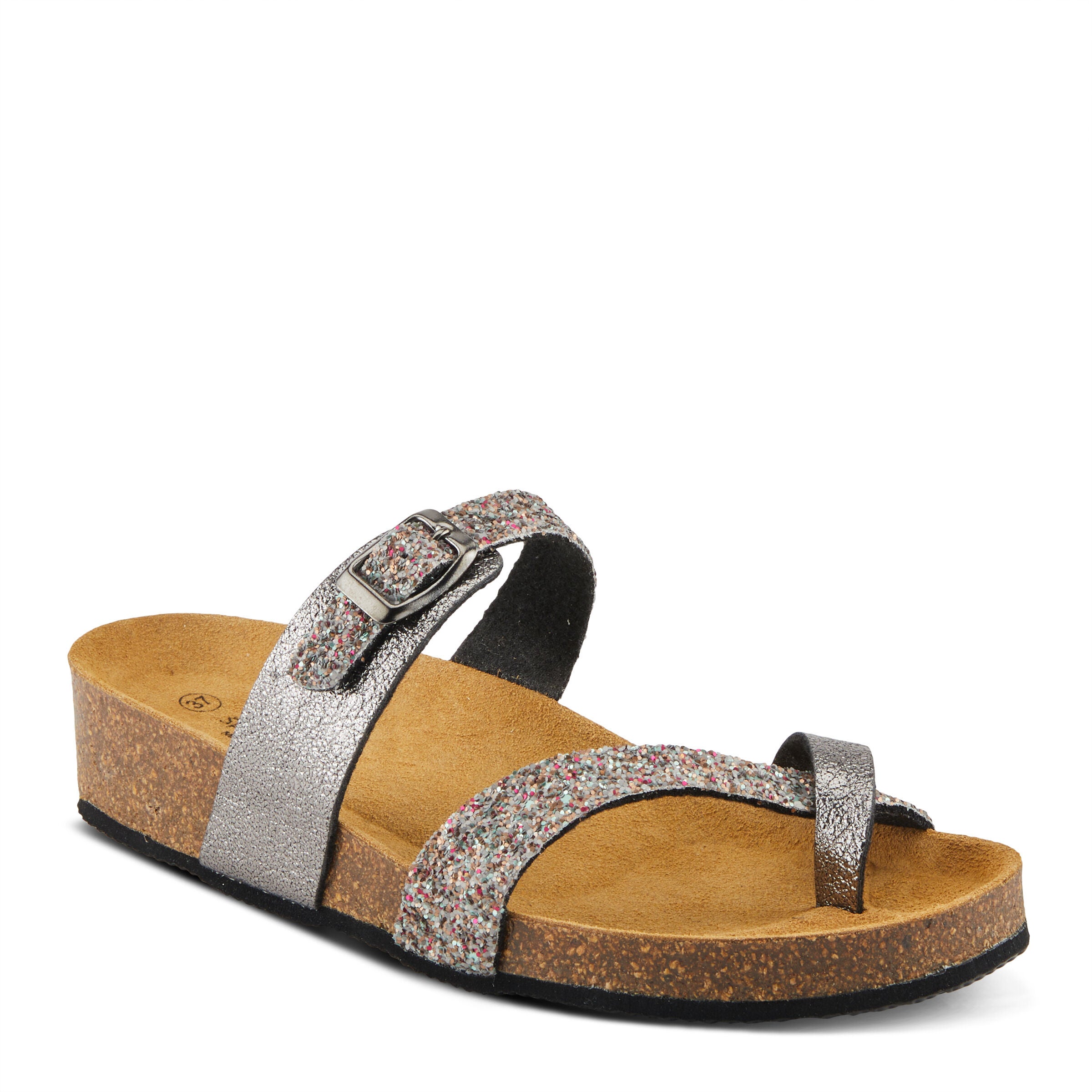Burch Sandal, PEWTER, hi-res image number 0